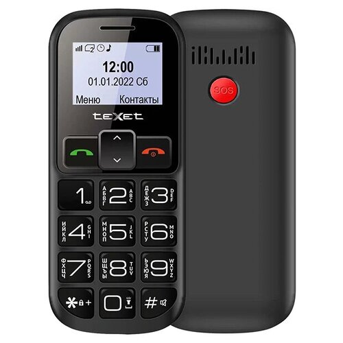 Сотовый телефон teXet TM-B322 Black-Red