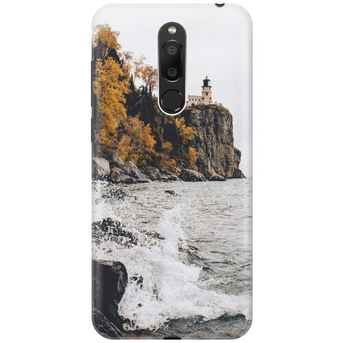 фото Cиликоновый чехол на meizu m6t / мейзу 6т с принтом "северный маяк" gosso