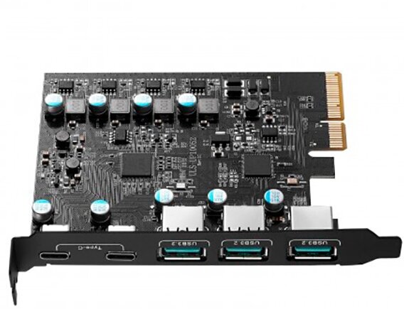 Контроллер KS-is 5 в 1 PCIe USB 3.2 Gen2 KS-798