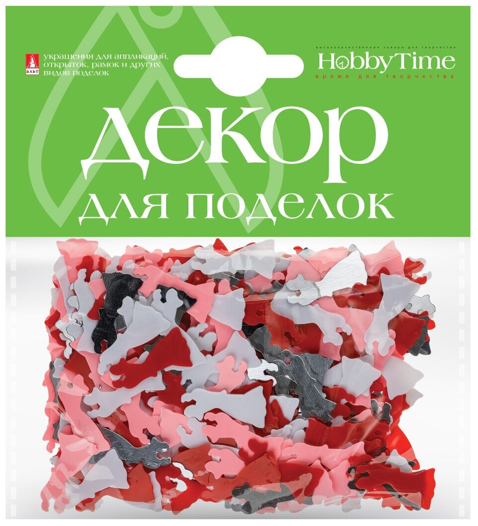 Декоративные элементы Набор № 31 "праздник. романтика", ( 5 видов ). Цена за 1 набор