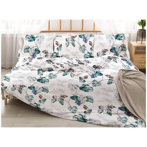 фото Комплект постельного белья, экодом, евро, перкаль, с2002шв/97341 шуйские ситцы