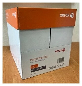 Бумага Xerox A4 Perfect Print Plus 003R97759P 80 г/м2 500 лист, 5 пачк, белая