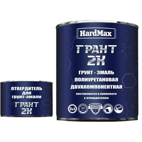 Грунт-эмаль HardMax грант 2к RAL9003 белый