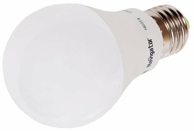 LED lamp / Лампа светодиодная LED 10вт Е27 белая Navigator 18500