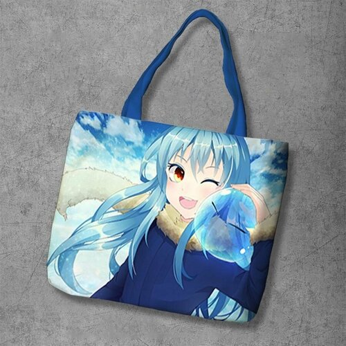 фото Сумка шоппер anime dakimakura, фактура рельефная, мультиколор