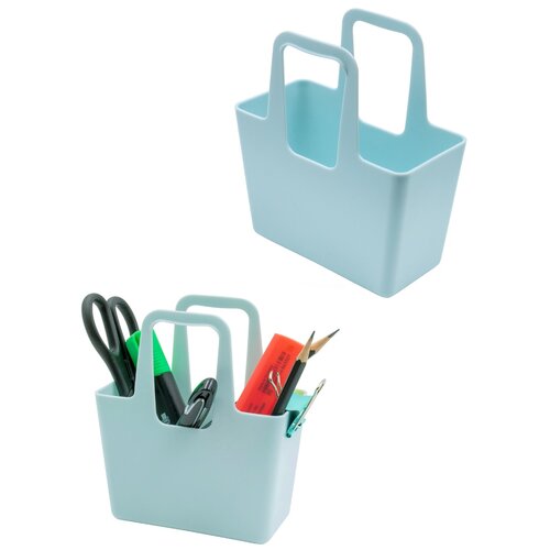 фото Набор сумочек для хранения мелочей berossi, цвет голубой песок, размер 124х66х153 мм, 2 штуки