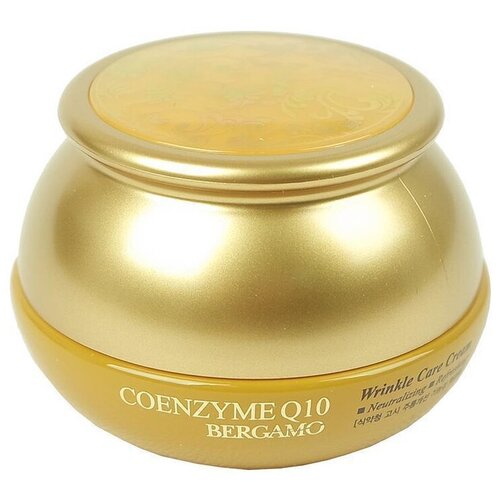 Bergamo / Омолаживающий крем с коэнзимом Q10 Coenzyme Q10 Wrinkle care Cream 50 г Южная Корея