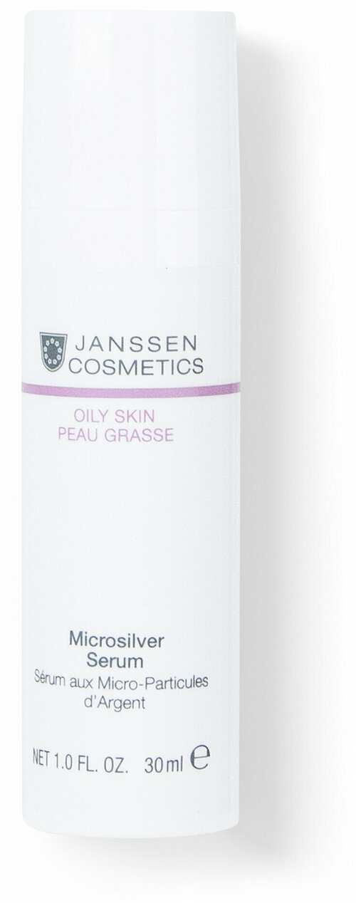 Janssen Cosmetics Сыворотка с антибактериальным действием Microsilver Serum, 30 мл