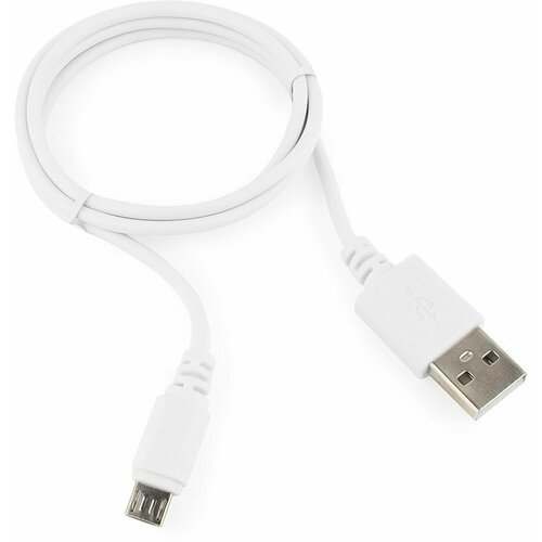 Набор из 3 штук Кабель USB 2.0 Cablexpert CC-mUSB2-AMBM-1MW, AM/microBM 5P, 1 м, белый набор из 3 штук кабель usb 2 0 cablexpert cc musb2 ambm 1mw am microbm 5p 1 м белый