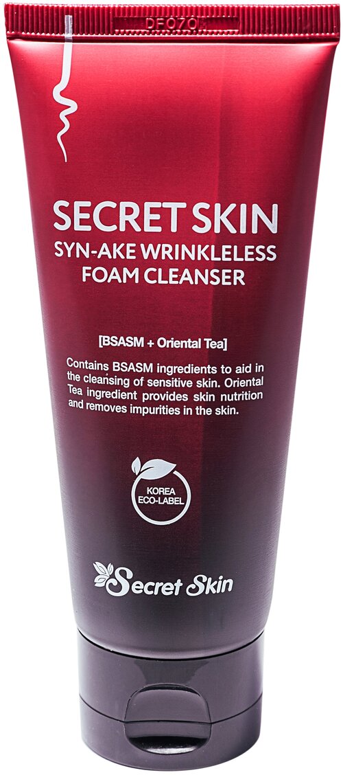 Secret Skin пенка для умывания антивозрастная Syn-Ake Wrinkleless Foam Cleanser, 100 мл