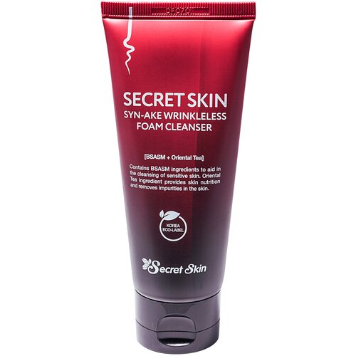 Пенка для умывания антивозрастная Secret Skin Syn-Ake Wrinkleless Foam Cleanser (СГ до 09/2023г.)