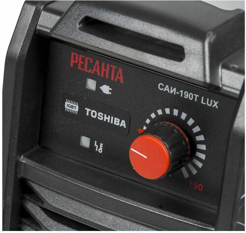 Сварочный аппарат Ресанта САИ-190Т LUX черно-серый — купить в интернет ...