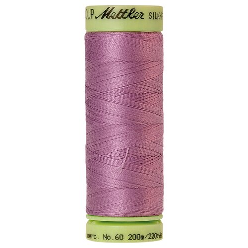 Нить для машинного квилтинга SILK-FINISH COTTON 60, 200 м 100% хлопок 0055 Mallow ( 9240-0055 )