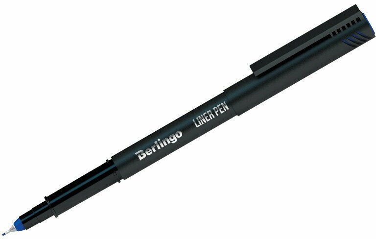 Ручка капиллярная Berlingo "Liner pen" синяя, 0,4мм, 207064