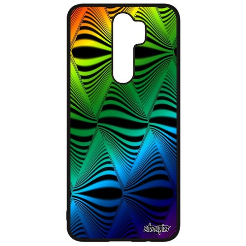 фото Чехол на смартфон xiaomi redmi note 8 pro, "иллюзия волны" графика узор utaupia