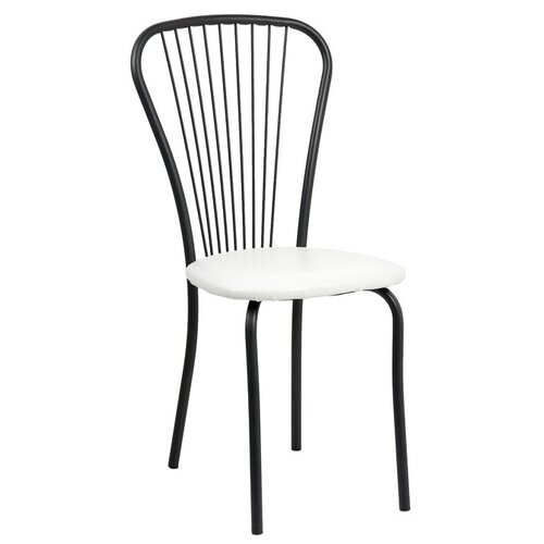 фото Стул "лайт-1" черный/белая рептилия 4071265 доляна