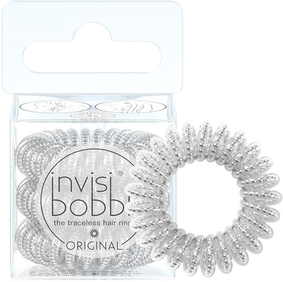 INVISIBOBBLE Резинка-браслет для волос Original Mother of Chrome, 3 шт.