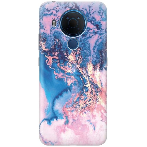 фото Cиликоновый чехол на nokia 5.4 / нокиа 5.4 с принтом "blue marble" gosso