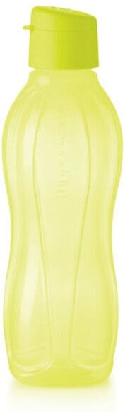 Эко-бутылка 750 мл желтая с клапаном - фотография № 4