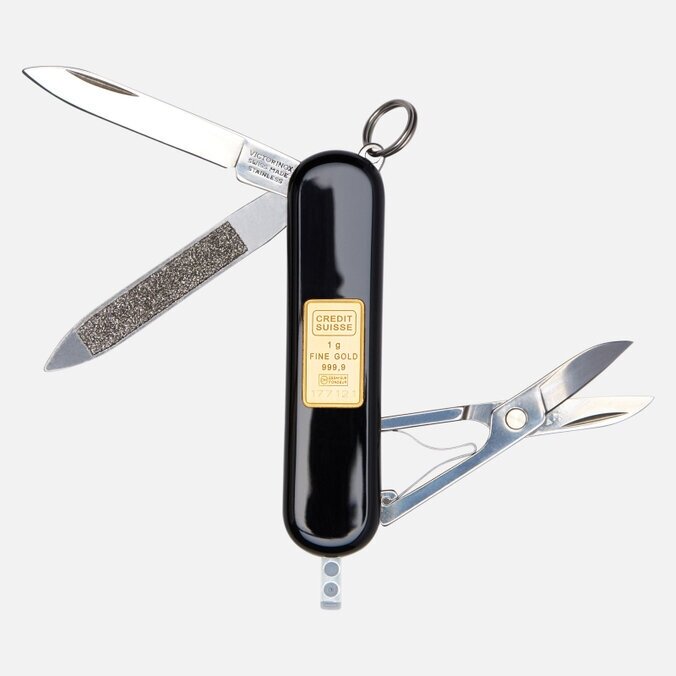 Складной нож VICTORINOX Classic "Union Bank of Switzerland", 7 функций, 58мм, черный - фото №6