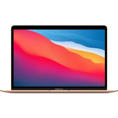 APPLE MacBook Air 13 (2020) (Английская раскладка клавиатуры) Gold (Apple M1/8192Mb/256Gb SSD/Wi-Fi/Bluetooth/Cam/13.3/2560x1600/Mac OS)