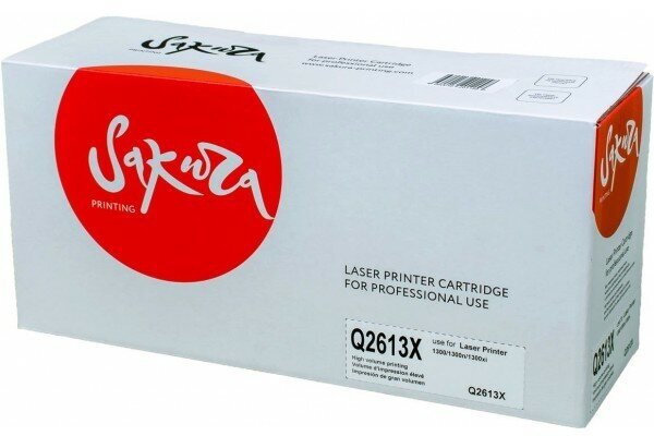 Q2613X Sakura совместимый черный тонер-картридж для HP LaserJet 1300/ 1300N/ 1300Xi (4 000стр)