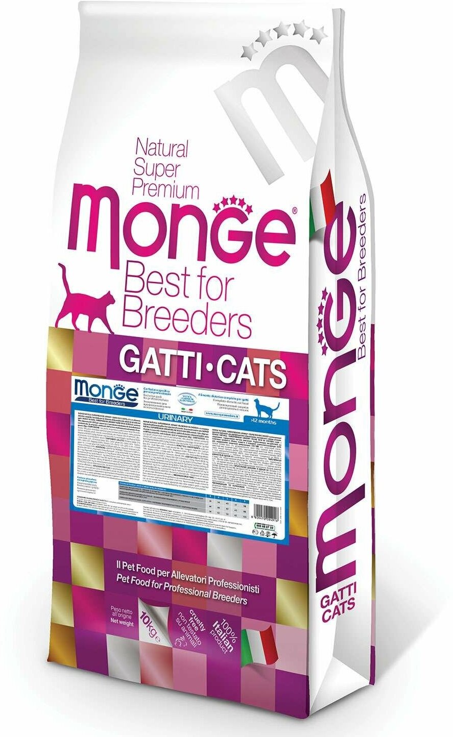 Сухой корм Monge Cat PFB Daily Line Urinary для кошек для профилактики МКБ 10 кг
