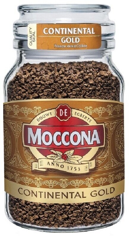 Кофе растворимый Moccona Continental Gold, 190 г