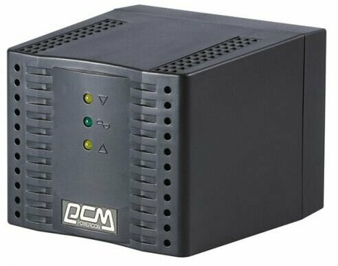 Стабилизатор Powercom TCA-2000-Black Tap-Change, 2000VA/1000W, чёрный