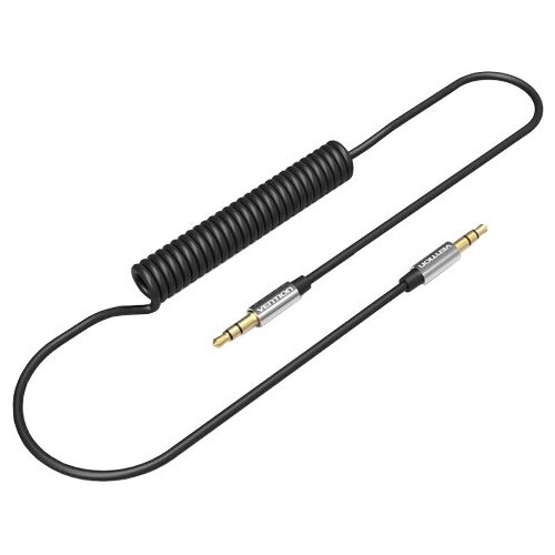 Кабель Vention Jack 3.5 mm M - Jack 3.5 mm M (BECBG), 1.5 м, черный