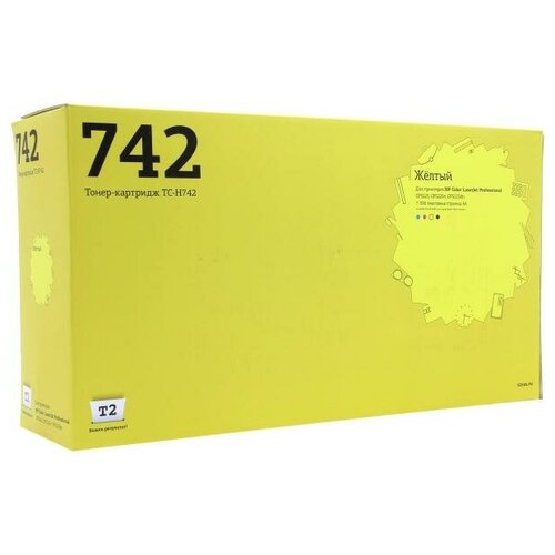 Картридж T2 CE742A для HP CLJ Professional CP5225/5225n/5225dn 7000стр Желтый