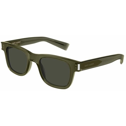 Солнцезащитные очки Saint Laurent, зеленый