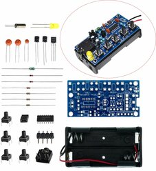 Набор для самостоятельной сборки и пайки "FM-радиоприёмник 76-108Мгц" DC 1.8-3.6В без корпуса и батареек (У)