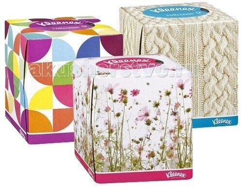 Салфетки Kleenex Collection в коробке, 100 штук - фото №9
