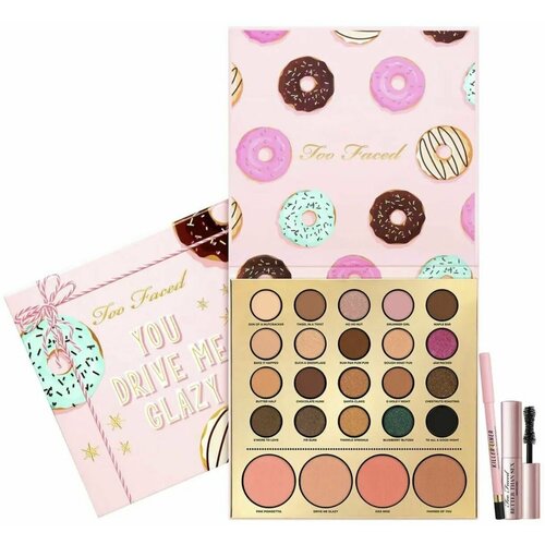 Too Faced набор для макияжа лица и глаз YOU DRIVE ME GLAZY limited edition makeup collection лимитированный набор для макияжа лица и глаз too faced you drive me glazy limited edition makeup collection
