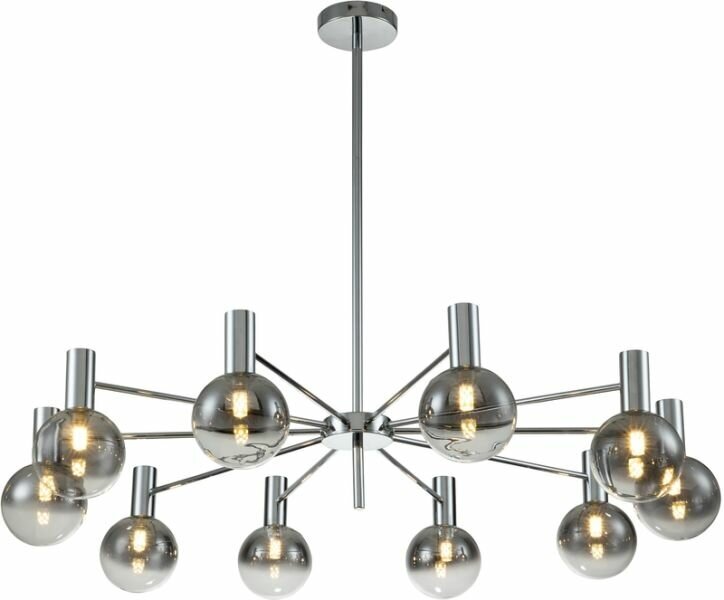 Люстра на штанге Indigo Intero 13015/10R Chrome - фото №2