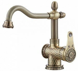 Смеситель для кухни ZORG Antic (A 424U-BR), бронза