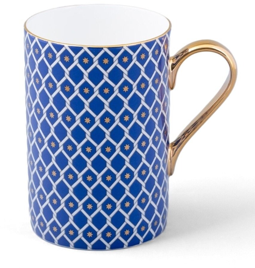 фото Бокал Императорский фарфоровый завод 400 мл Идиллия Индиго 2 КН1, Россия