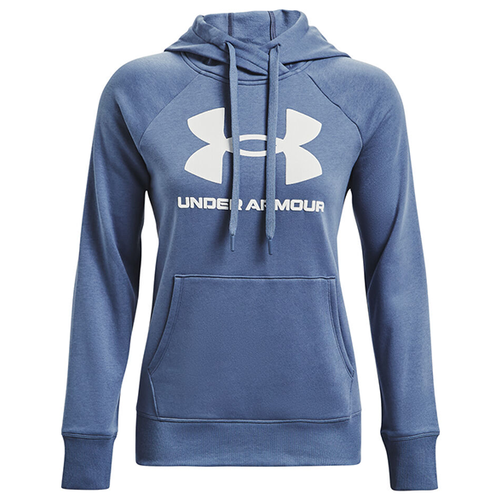 Толстовка женская Under Armour Rival Fleece Logo Blue (S)