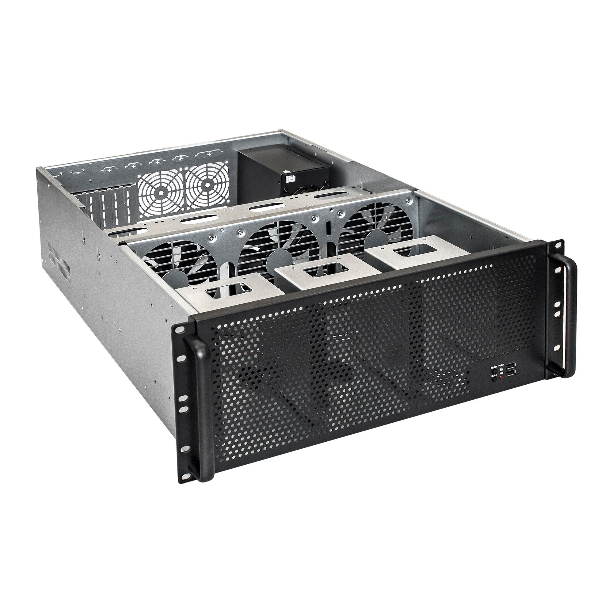 Корпус серверный 4U Exegate EX293266RUS RM 19", глубина 650, БП 700RADS, USB - фото №2