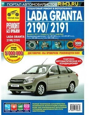 Lada Granta 2190/2191 Седан 2011г., Лифтбек 2014г. Руководство по эксплуатации - фото №3