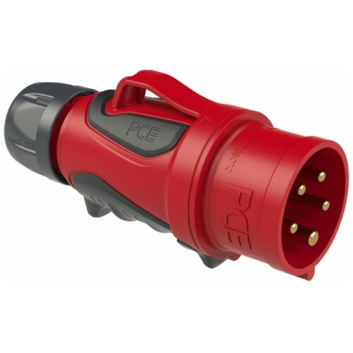 Кабельная вилка PCE 16А 400V 3P+N+E IP44 GRIP 0153-6 16040335