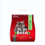 Наполнитель Pi-Pi-Bent "Сенсация свежести" комкующийся для кошек (крафт пакет) 5кг 12л
