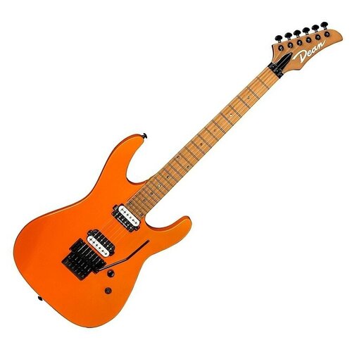 Dean MD24 F RM VOR электрогитара, тип Superstrat, 24 лада, 25 1/2, HH,1V+3WT, цвет оранжевый dean md24 f rm vor