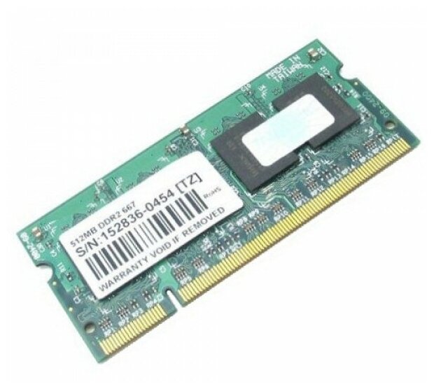 Б/у ОЗУ So-Dimm 512Mb PC2-5300, DDR2-667 Transcend 152836-0454