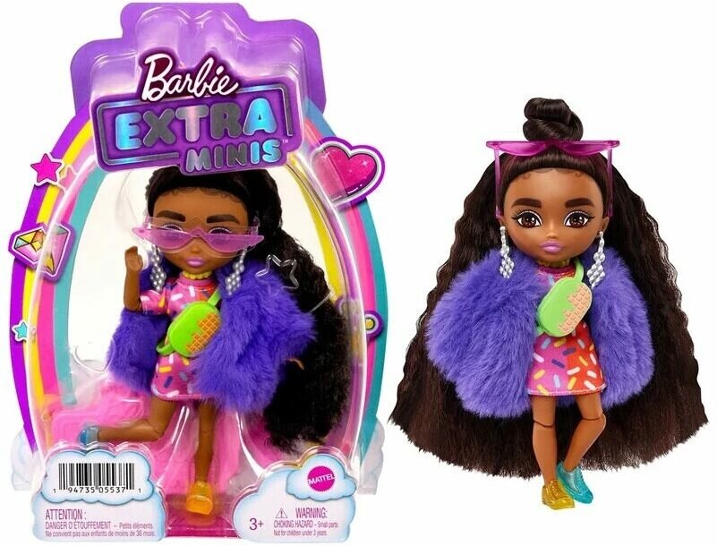 Кукла Barbie Экстра, HGP63 брюнетка