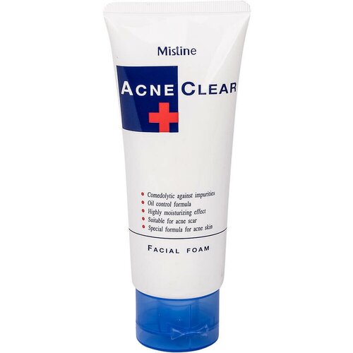 Mistine Пенка для умывания против прыщей Acne Clear Facial Foam 85 мл