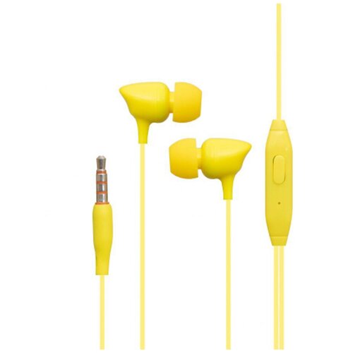 Наушники внутриканальные Celebrat G7 кнопка ответа кабель 12м цвет жёлтый 23000₽