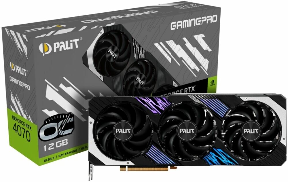 Видеокарта Palit GeForce RTX 4070 (NED4070H19K9-1043A)