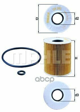 Масляный Фильтр Mahle/Knecht арт. ox203d